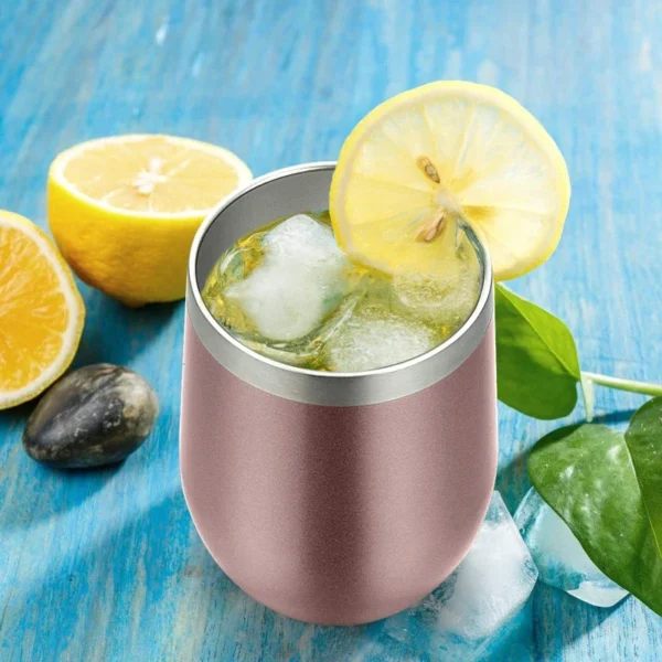 Copo Térmico 350ml Com Tampa Fechada Chimarrão Terere Chá Café Copo Térmico - Image 5