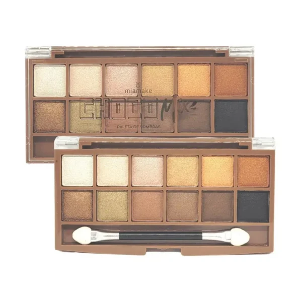 Paleta de Sombras Choco Mix Alta Fixação Mia Make 341 - Image 4
