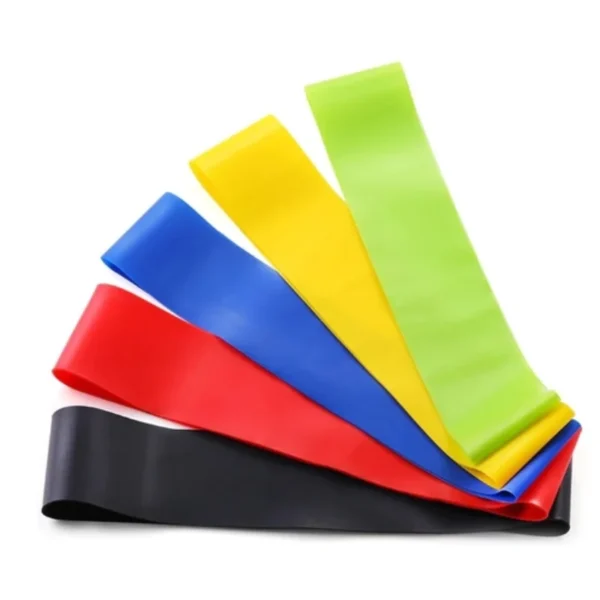 Kit de 5 Mini Faias Elásticas Ideal p/ Exercício/Academia/Treino/Funcional/Mobilidade - Image 2