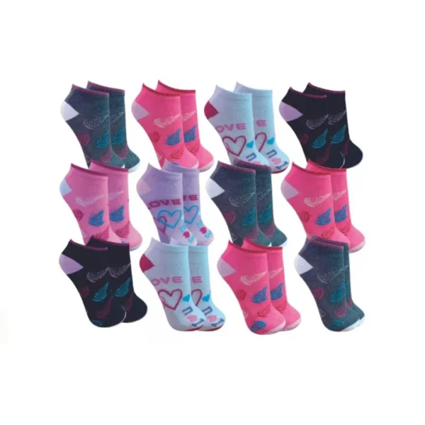 Kit 12 pares de meias