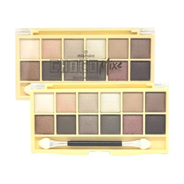 Paleta de Sombras Choco Mix Alta Fixação Mia Make 341 - Image 3