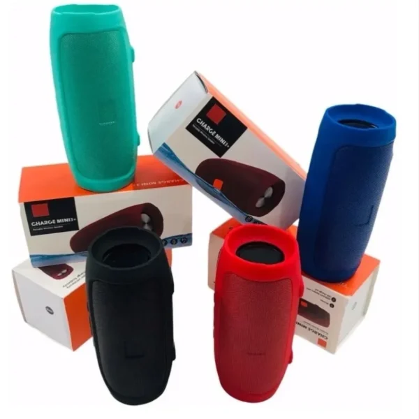 CHARGE MINI 3+ Caixa de Som Bluetooth Alto Falante Portátil sem Fio Eficiencia Acustica