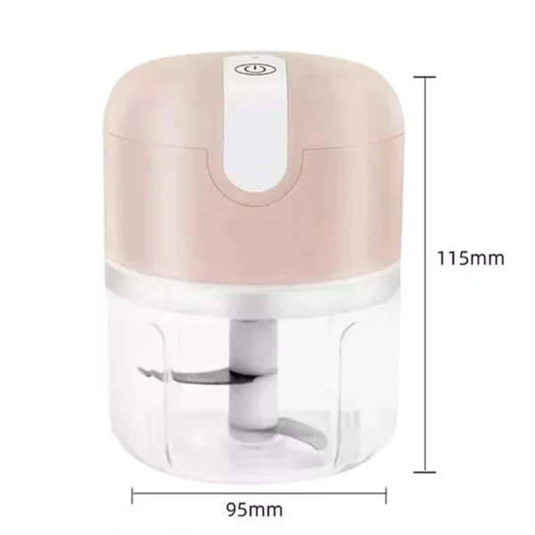 DAFUSHOP Mini Processador Triturador Sem Fio Elétrico 250ML De Alimentos Para Legumes Alho Gengibre - Image 4