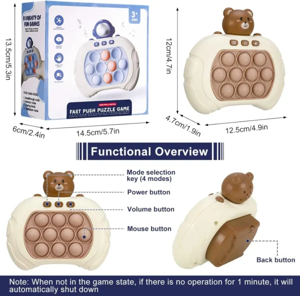 POP IT Giro Anti-Stress Push Game, Anti-Stress, Ansiedade Brinquedos - Image 4