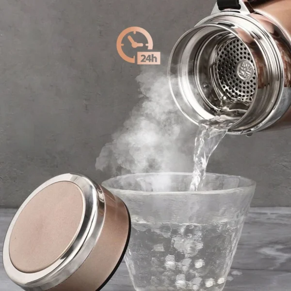 Garrafa Térmica 800ml Copo Isolamento Duplo Aço Inoxidável A Vácuo Vacuum Bottle Super Resistente top - Image 4