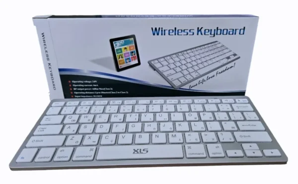 Teclado Bluetooth Sem Fio Portátil PC Computador Smartphone Celular Tablet