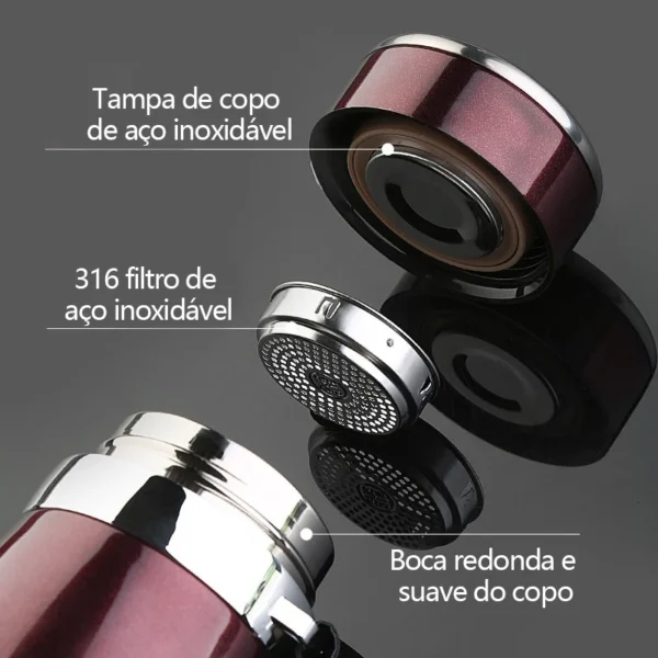 Garrafa Térmica 800ml Copo Isolamento Duplo Aço Inoxidável A Vácuo Vacuum Bottle Super Resistente top - Image 3