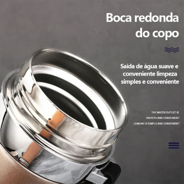 Garrafa Térmica 800ml Copo Isolamento Duplo Aço Inoxidável A Vácuo Vacuum Bottle Super Resistente top - Image 6
