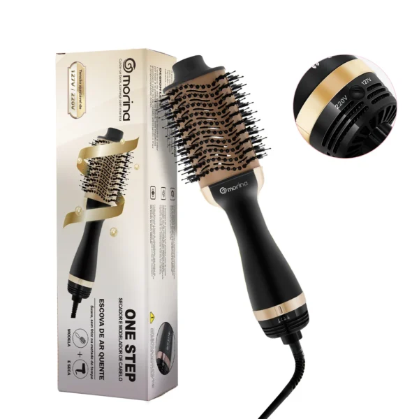 127/220v pente quente elétrico，escova secadora e alisadora，prancha de cabelo profissional，secador de cabelo.