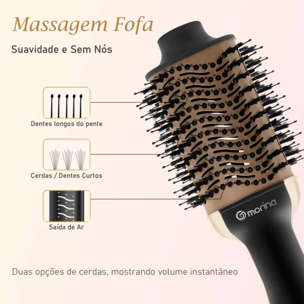127/220v pente quente elétrico，escova secadora e alisadora，prancha de cabelo profissional，secador de cabelo. - Image 2