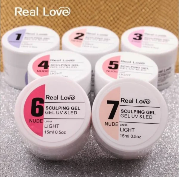 Gel de Modelagem para Unhas Sculpting Gel - Real Love