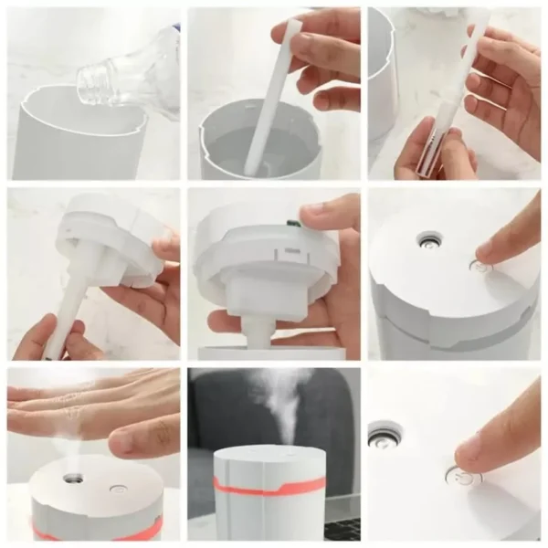 DAFUSHOP Umidificador De Ar Portátil Usb Ultrassônico Kwai - Image 3