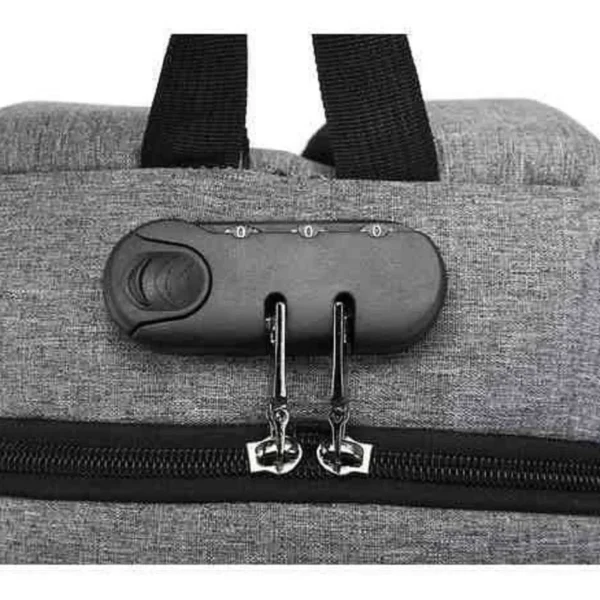 Mochila Notebook Yepp Unissex Senha Anti Furto Executiva 22 Litros USB Fone de Ouvido - Image 4