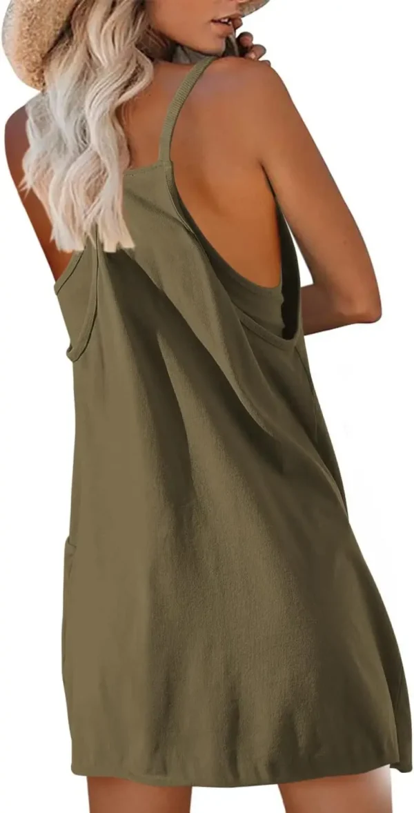 Roupas esportivas femininas, cami gola em U com bolso e shorts de cintura alta, roupas de treino soltas casuais, 2 peças - Image 3