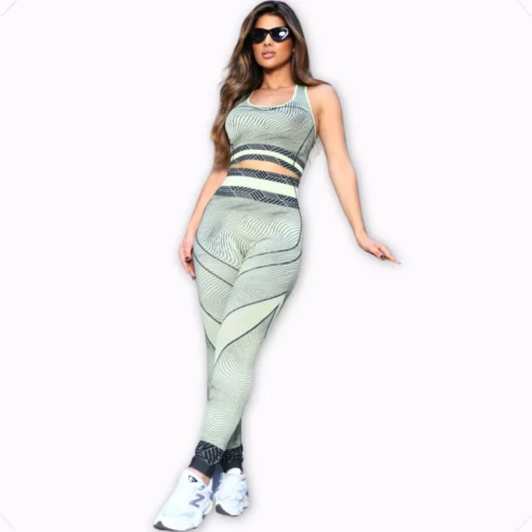 Conjunto Academia Fitness Levanta Bumbum Poliamida Premium