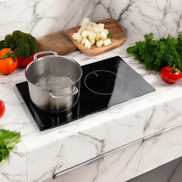 Cooktop de Indução 2 Bocas PandaPlus Preto 220V, Design Moderno e Compacto, Controle Digital, Alta Eficiência - Image 2
