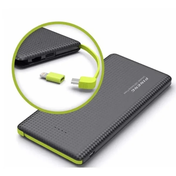 Carregador Portátil Pineng Power Bank 10.000mah IPhone V8 - Image 2