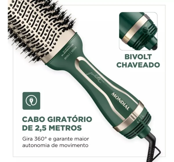 Escova Secadora E Alisadora Mondial Es-ju-02 Bivolt 1300w - Image 5
