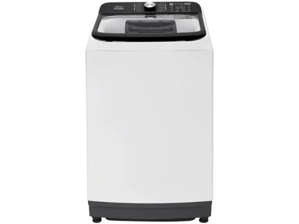 Lavadora de Roupas Midea 13kg Cesto Inox 13 Programas de Lavagem Branca Wave Agitator - 110V
