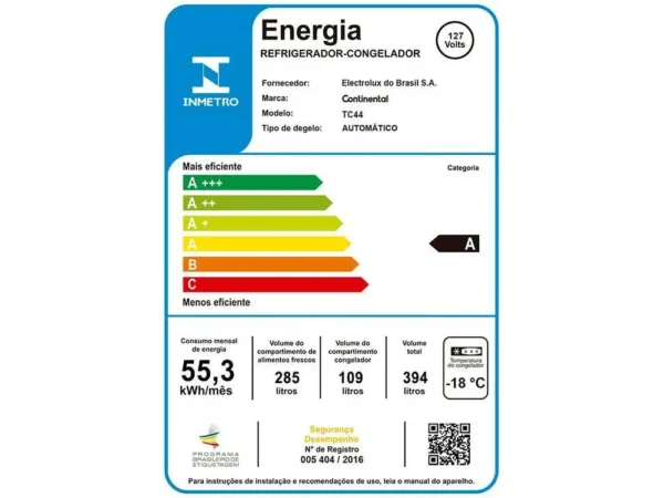 Geladeira/Refrigerador Continental Frost Free - 110V - Image 6
