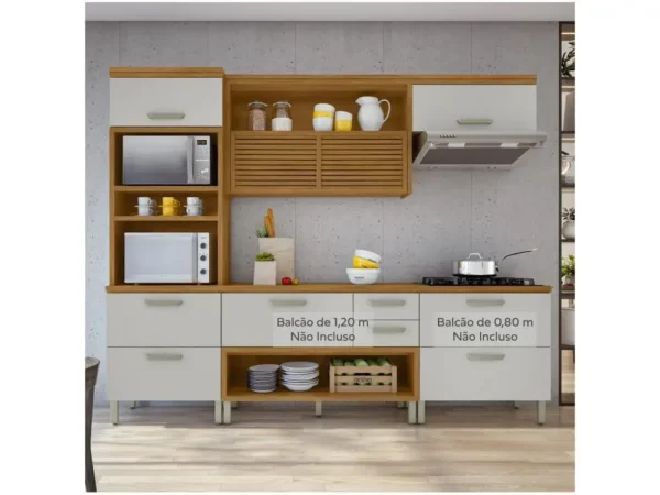 Cozinha Compacta Nesher Realeza Nicho para