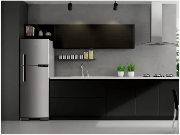 Geladeira Brastemp Frost Free Duplex 375L Inox com - 110V - Image 3