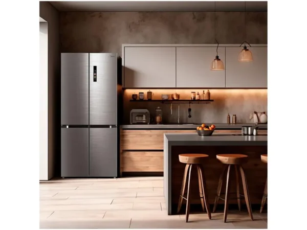 Geladeira/Refrigerador Midea Smart Frost Free French Door Prata 474L MD-RF691FGD463 Bivolt - Bivolt - Image 3