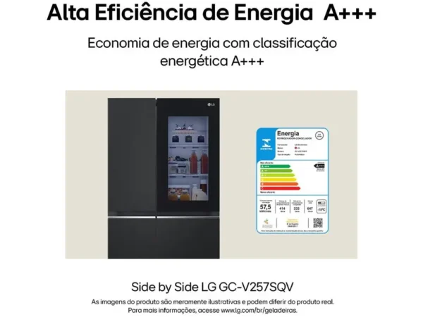 Geladeira/Refrigerador LG Smart Frost Free Inox - 110V - Image 2