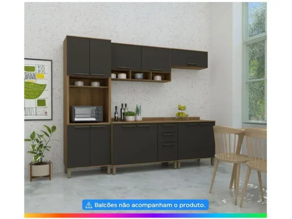 Cozinha Compacta Luciane Suíça 7 Portas - Image 4