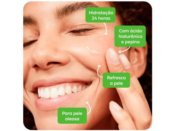 Gel Hidratante Facial Nivea Ácido Hialurônico e Pepino 100g - Image 4