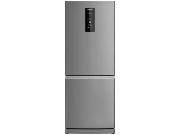 Geladeira/Refrigerador Panasonic Frost Free Duplex Inverse Aço Escovado 460L NR-BB64PV1X - 110V