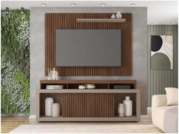 Rack para TV até 70” com Painel 1 Porta Caemmun Aegon - Image 3