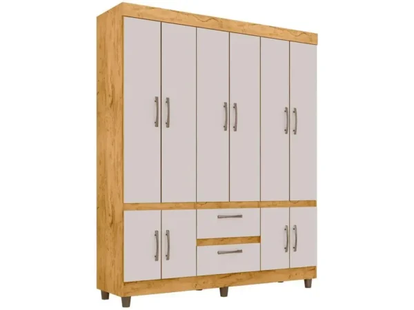 Guarda-roupa Casal 10 Portas 2 Gavetas Araplac Coimbra