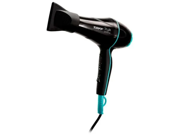 Secador de Cabelo Taiff Style Preto 2000W - 220V