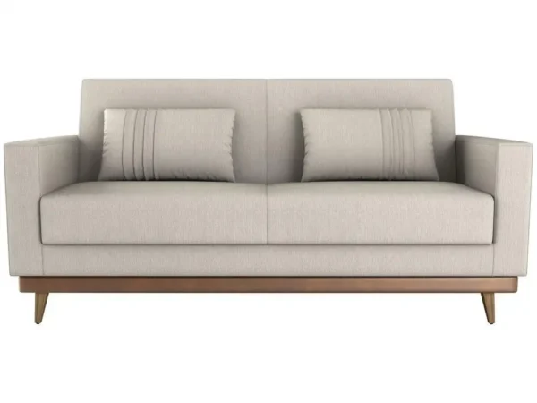 Sofá-cama 3 Lugares Casal Reclinável Linho Matrix Esther - Image 5