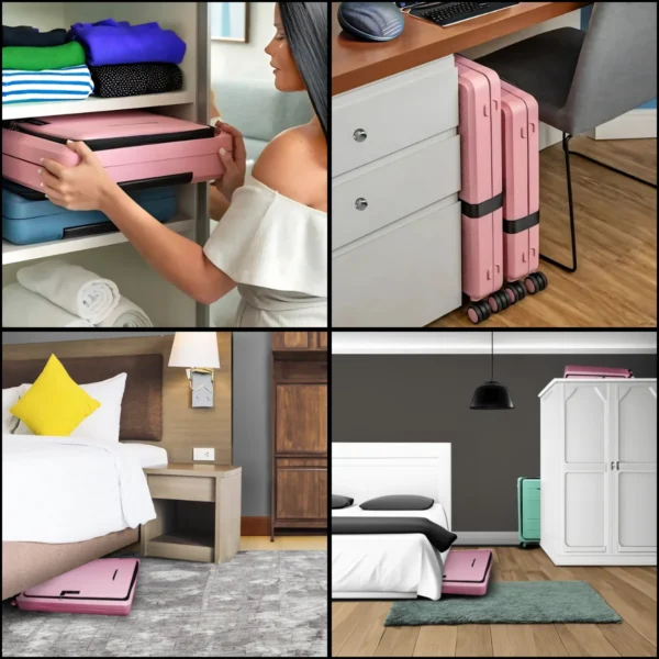 Mala Viagem Bagagem Dobrável Compacta Média Stillus - Image 6