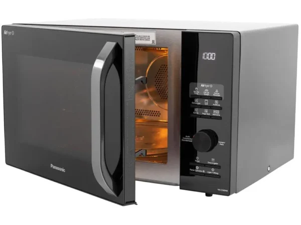 Micro-ondas AirFryer 4 em 1 Panasonic CD89 Black Glass 30L - 110V - Image 6