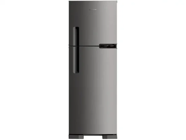 Geladeira Brastemp Frost Free Duplex 375L Inox com - 110V
