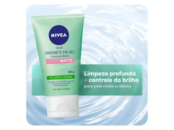 Sabonete Gel Facial Nivea Controle do Brilho 150ml - Image 3