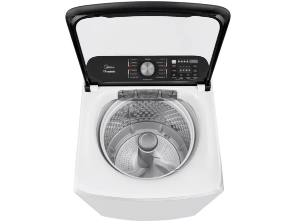 Lavadora de Roupas Midea 13kg Cesto Inox 13 Programas de Lavagem Branca Wave Agitator - 110V - Image 5