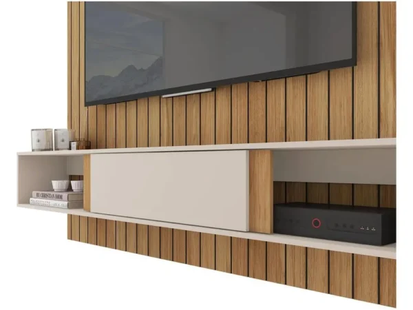 Painel para TV até 65" Caemmun Boreal 1.8 1 Prateleira - Image 4