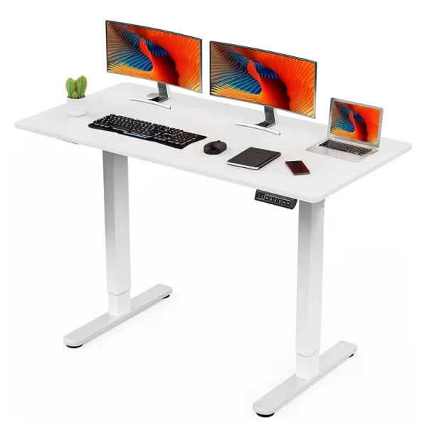 FlexiSpot Estrutura de elevação de mesa de pé elétrica ajustável em altura Mesa Elevatória Elétrica Inteligente com Teclado Inteligente com Memória