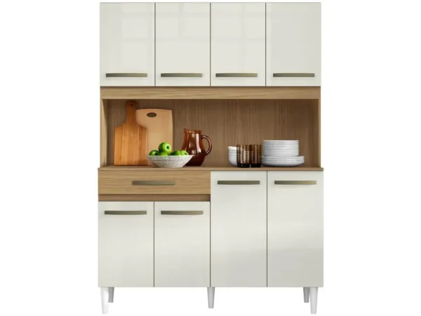 Cozinha Compacta Aramóveis Cleo 8 Portas - Image 4