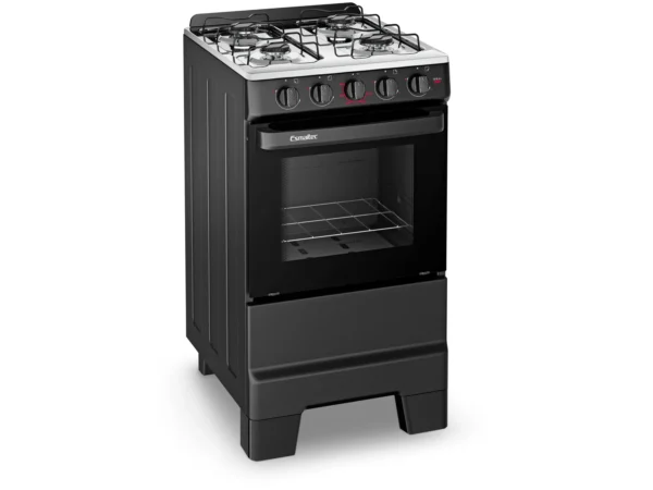 Fogão 4 Bocas Esmaltec Preto Ideal Pop 4120 - Image 5