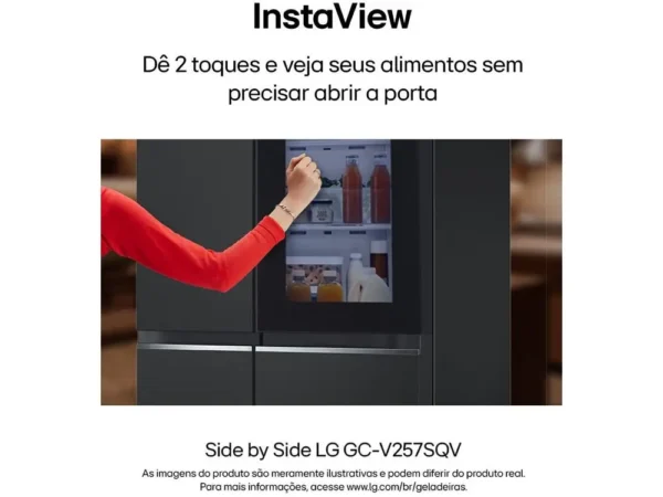 Geladeira/Refrigerador LG Smart Frost Free Inox - 110V - Image 5