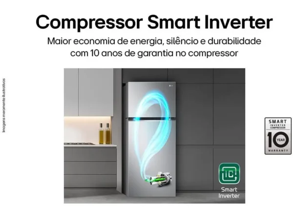 Geladeira/Refrigerador LG Frost Free 395L Duplex - 220V - Image 4