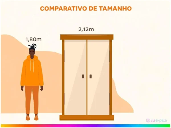 Guarda-roupa Casal 6 Portas 3 Gavetas - Image 4