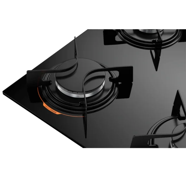 Cooktop 4 Bocas Atlas Preto com Mesa de Vidro U Top Bivolt - Image 3
