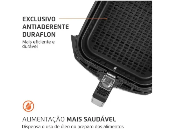 Fritadeira Elétrica sem Óleo/Air Fryer Mondial Family AFN-40-BI Preto 4L com Timer - 110V - Image 6