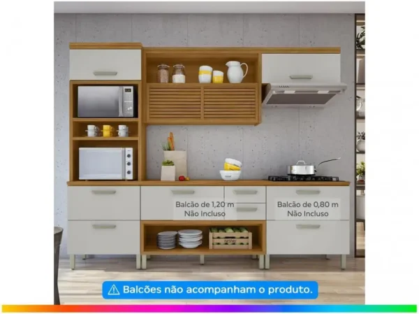 Cozinha Compacta Nesher Realeza Nicho para - Image 3